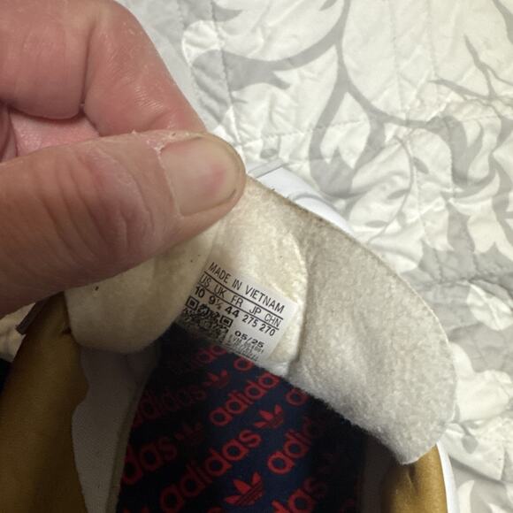 adidas Golf Shoes Gazelle Size 10 - Picture 9 of 12